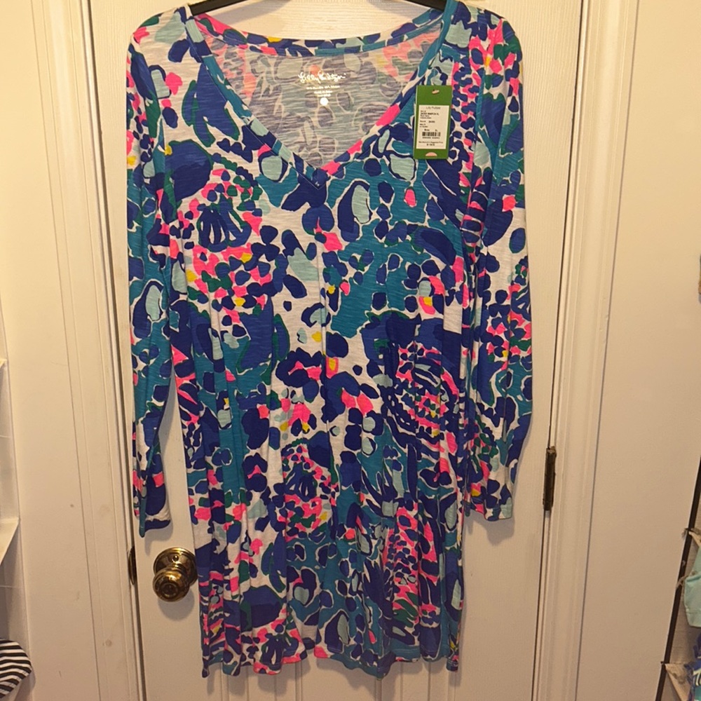 NWT Lilly Pulitzer Paradise Dress in “Hit the Spot” Print